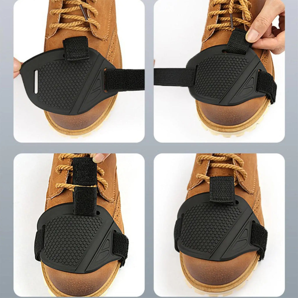 Motorcycle Shift Pad Anti-Slip Gear Shoes Cover Motorcycle Boots Cover Protector Pad Pedal Foot Pad Rubber Cover Accessories Oasis Select