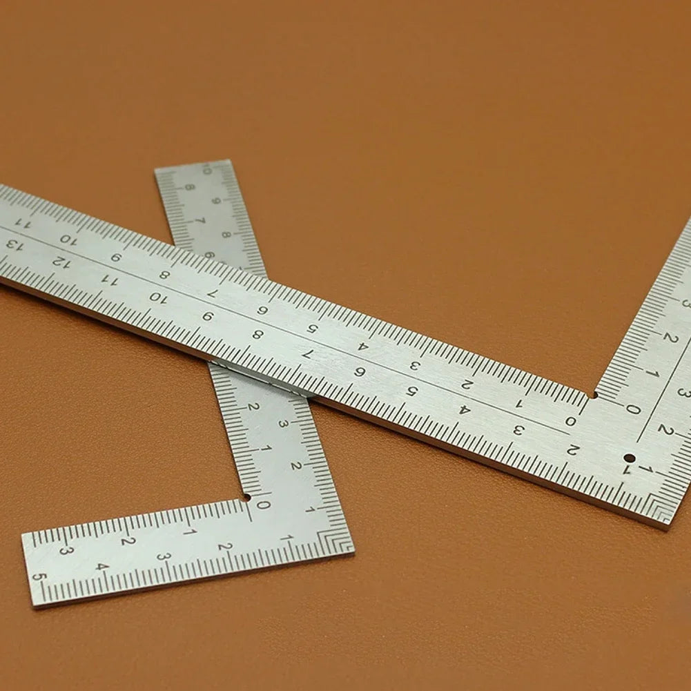Mini Framing Ruler L Square Stainless Steel Right Angle Ruler Precision Measuring Layout Tool For Building Framing Gauges Oasis Select