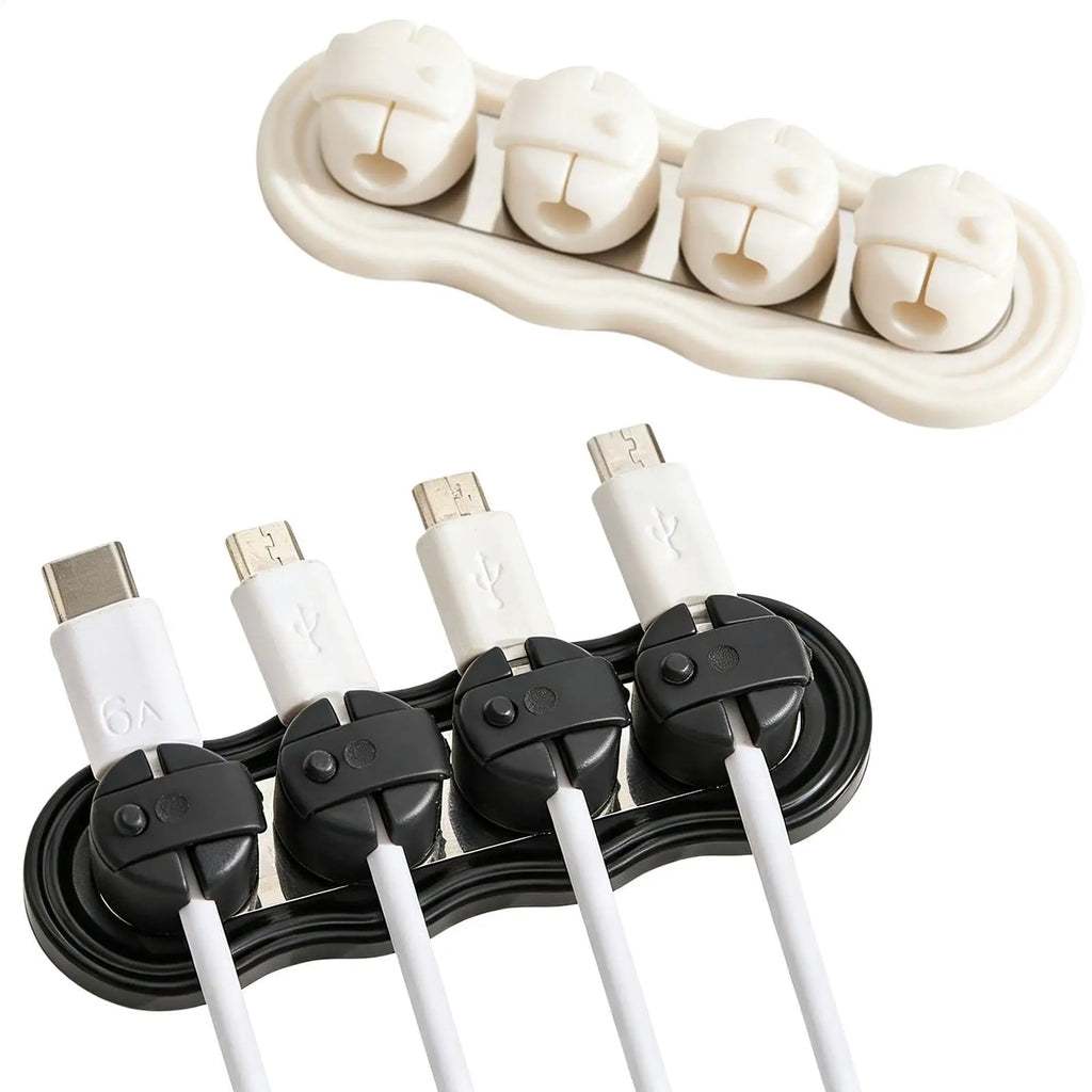 Multifunction Portable Magnetic Cable Clips Adjustable Cord Holder Cabled Management Cables Smooth Wire Keeper Organizer Holders Oasis Select