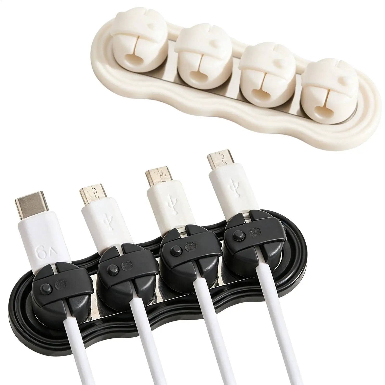 Multifunction Portable Magnetic Cable Clips Adjustable Cord Holder Cabled Management Cables Smooth Wire Keeper Organizer Holders Oasis Select
