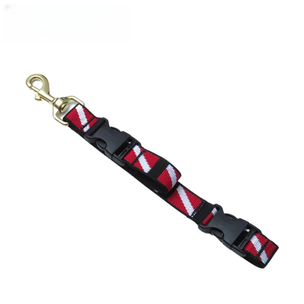 1pc Diving Lanyard Clip 255x25mm Multi-Purpose Frog Shoe Buckle Lift Cord Clip Fin Holder For BCD Side Mount Hanging Accessories Oasis Select Mixed Colors