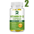 BEWORTHS 1000mcg Organic Vitamin B12 Capsules Support Cellular Energy Production, Brain and Nervous System Health 120PCS Oasis Select 2Bottles United States