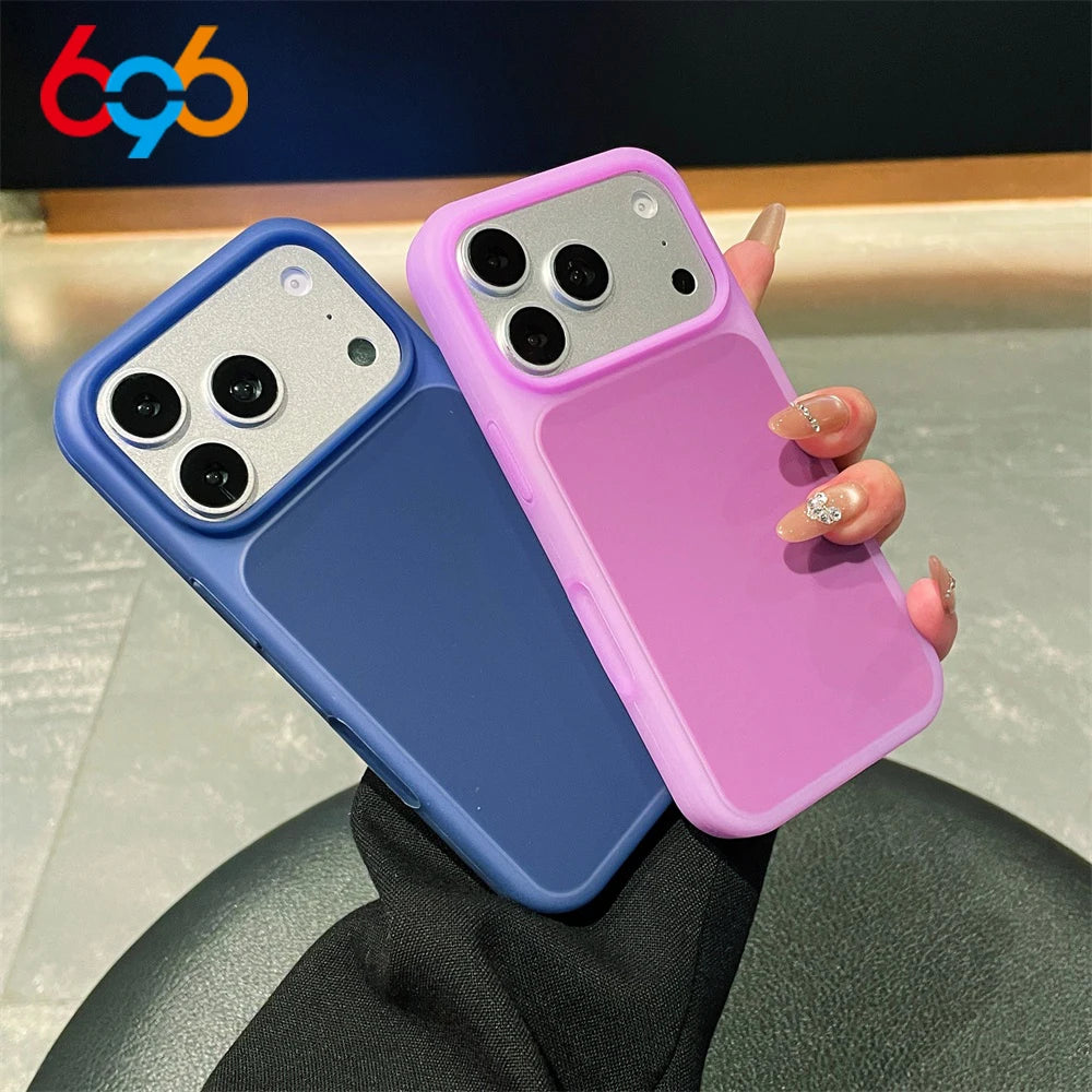 Men Women Phone Case For Iphone 17Promax 17 Pro 15/16Promax 16 15 Promax Original Candy Jelly Color Matte Shell Shockproof Cover Oasis Select