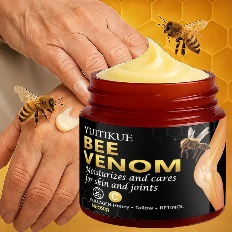 YUITIKUE Bee Venom Joint Cream 60g - Moisturizes Joints & Skin, Easy Absorption, Soothes Discomfort Oasis Select