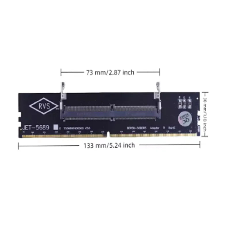 1PCS DDR5 DDR4 DDR3 Laptop to Desktop Memory Adapter Card Memory RAM Connector Adapter DIMM Card SO-DIMM To PC Computer Oasis Select