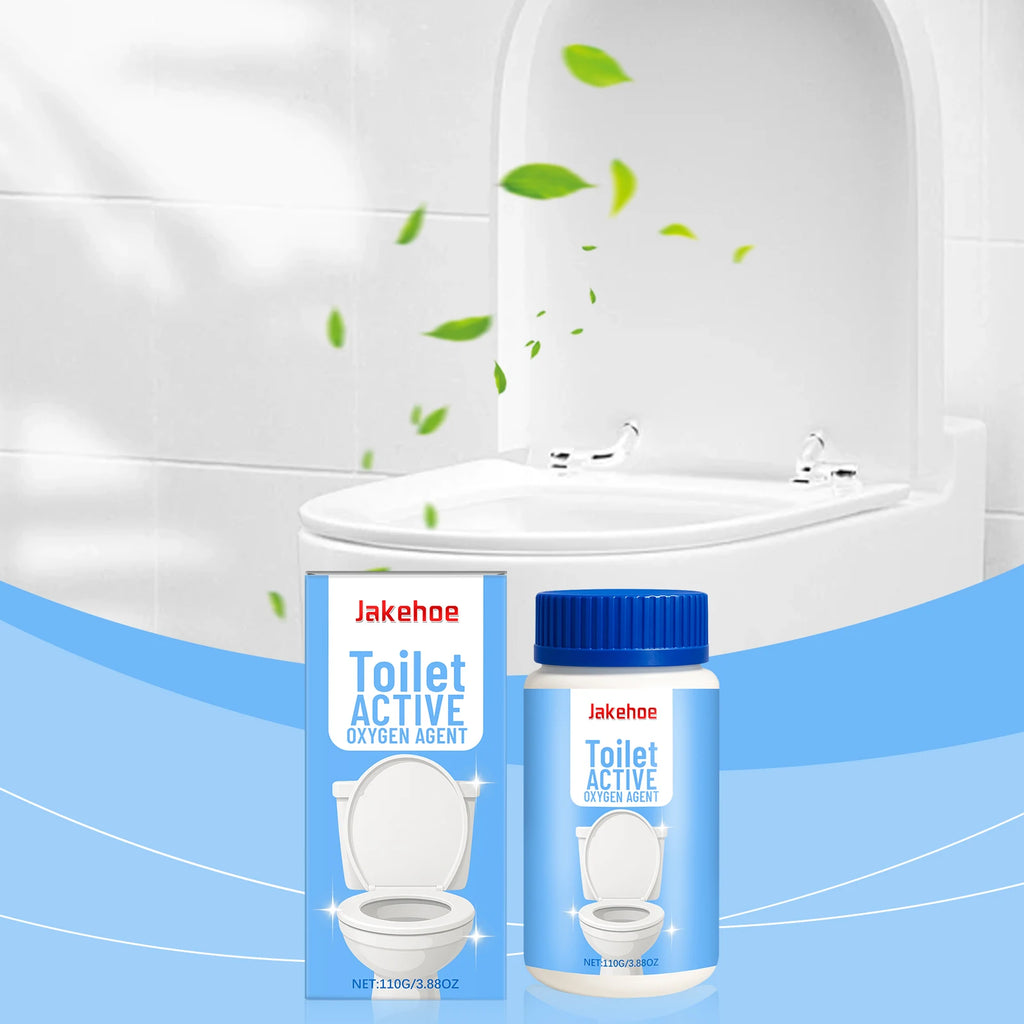 Jakehoe Active Toilet Cleaner Powder Household Toilet Cleaning Odor Removal Scale Removal Cleaning Powder for Household Cleaning Oasis Select