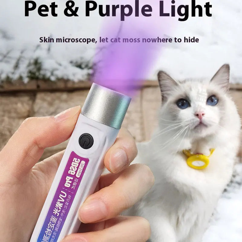 365/395nm UV Flashlight Rechargeable Mini Violet Torch Portable Ultraviolet Cat Tinea Money Ore Marker Inspection Flashlights Oasis Select
