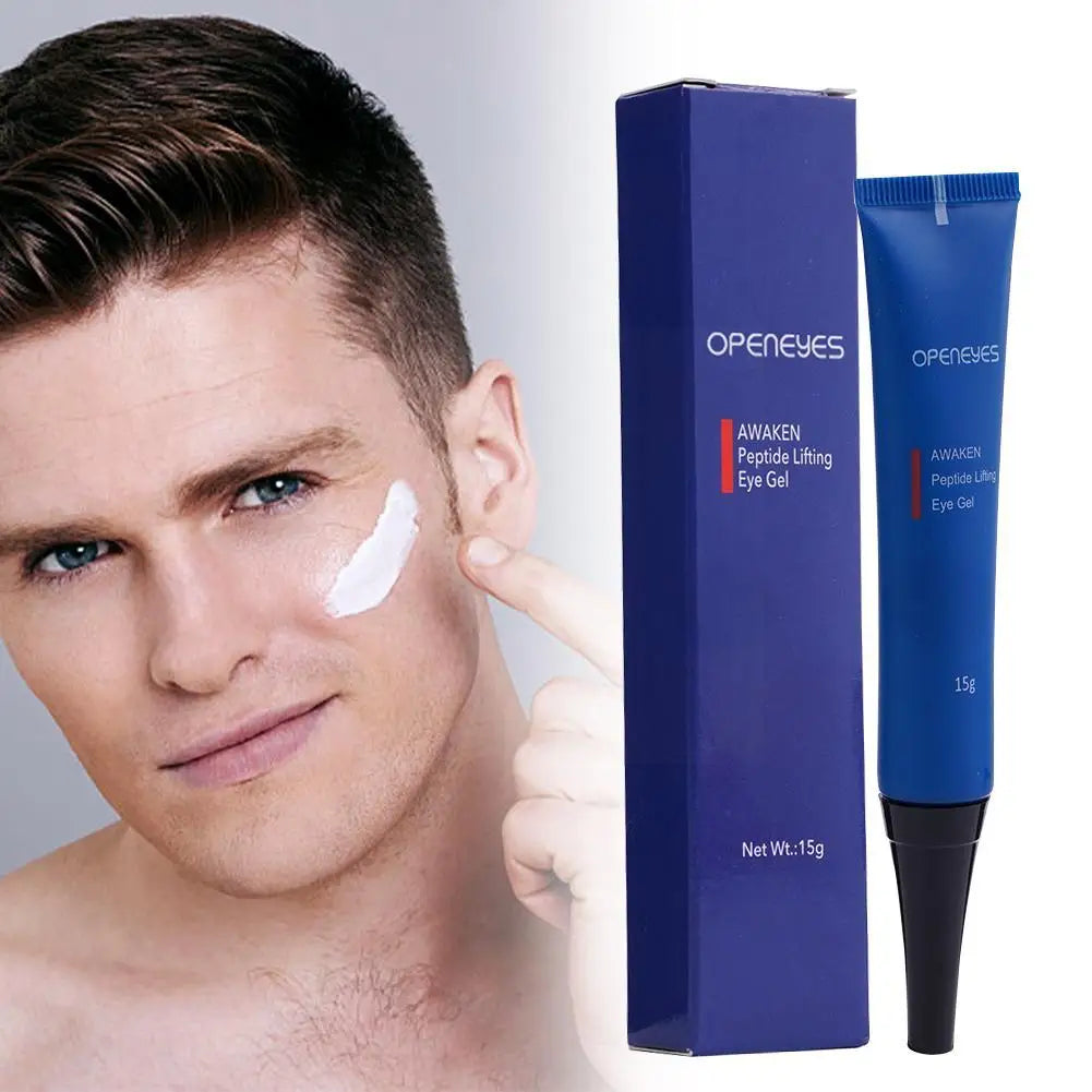 Eelhoe Peptide Eye Gel for Men – Dark Circles & Puffiness Men's Eye Cream Oasis Select