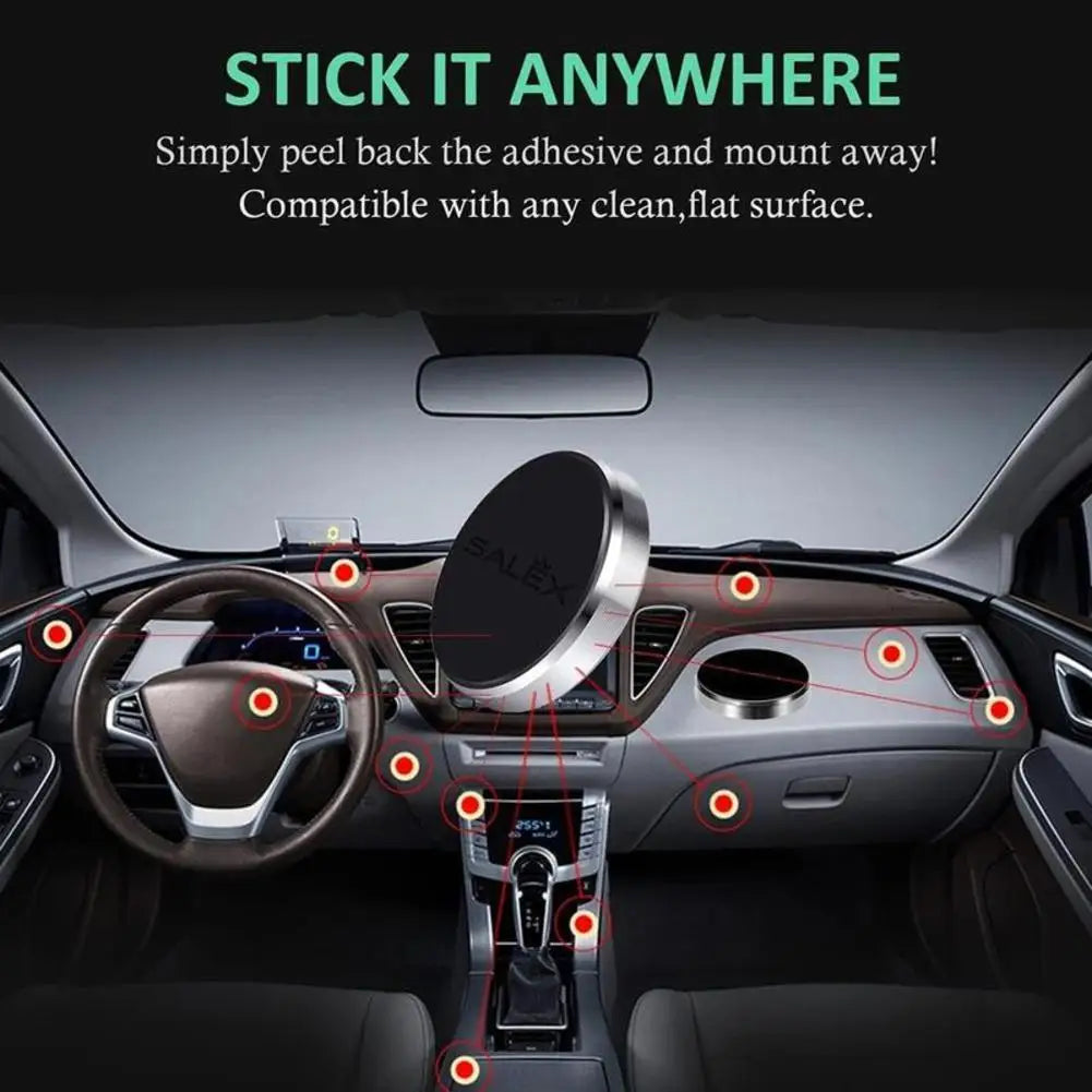 1/2PCS Magnetic Car Phone Holder Stand Magnet Car Mount Bracket GPS Mobile Support In Car Bracket For iPhone Samsung Xiaomi Oasis Select