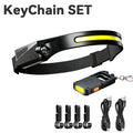 Motion Sensor LED Headlamp USB Rechargeable – 6 Modes IPX4