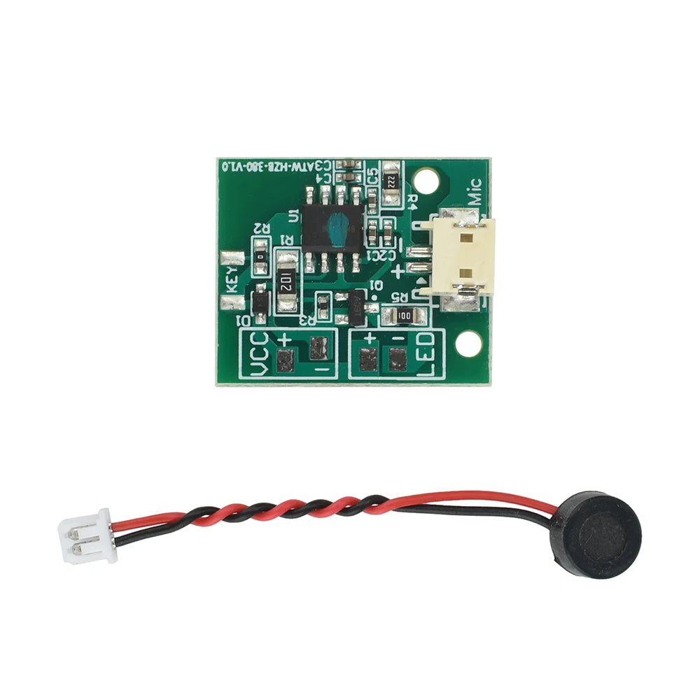 DC 3V-5V DIY Voice Sound Chip Module AI Offline Voice Switch Control Board Night Light Sound Control Circuit Driver Board Oasis Select Default Title