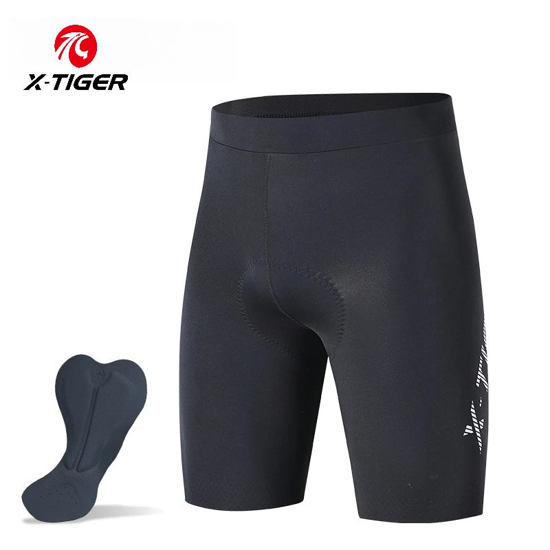 X-TIGER Mens Mountain Bike Shorts with Sponge Pad Chamois Pro Cycling Shorts Breathable Quick Dry Road Cycling Clothes Oasis Select Cycling Shorts XXXL