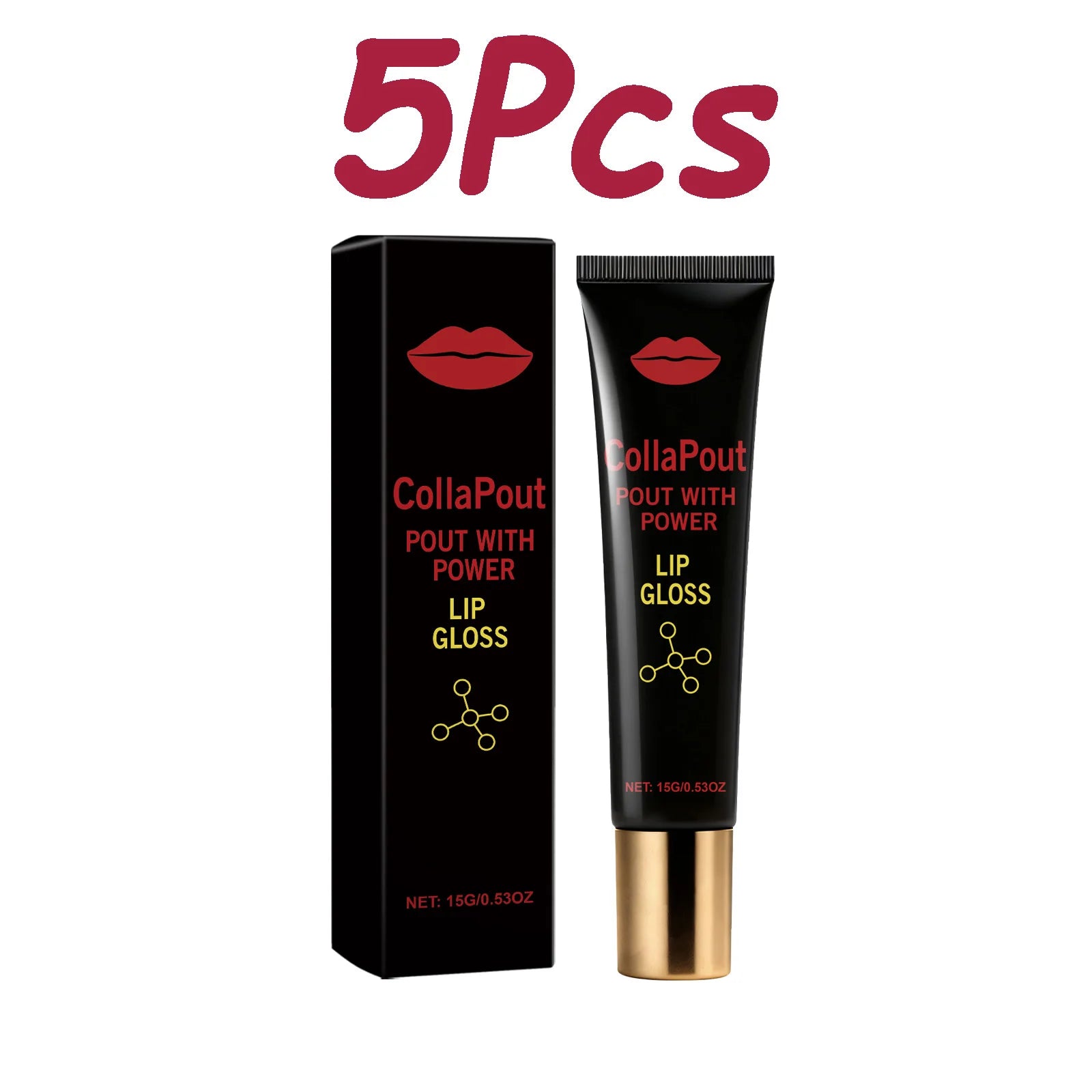 Hoygi Lip Hydrating Serum – Plumping & Nourishing Lip Essence Lip Hydrating Serum Oasis Select 5 x 15g Boxed