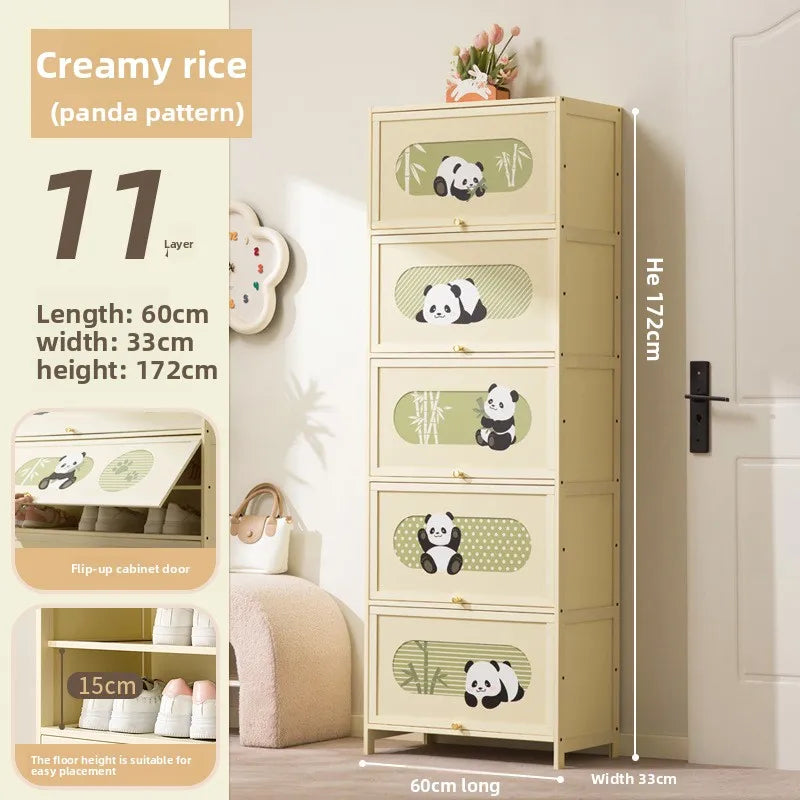 Shoe cabinet Household door Entry door Aisle locker Integrated storage against the wall Multi-layer porch cabinet Oasis Select Eleven floors 60