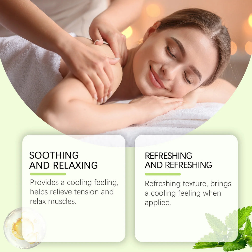 Peppermint Essential Oil Body Massage Oil – Deep Hydrating