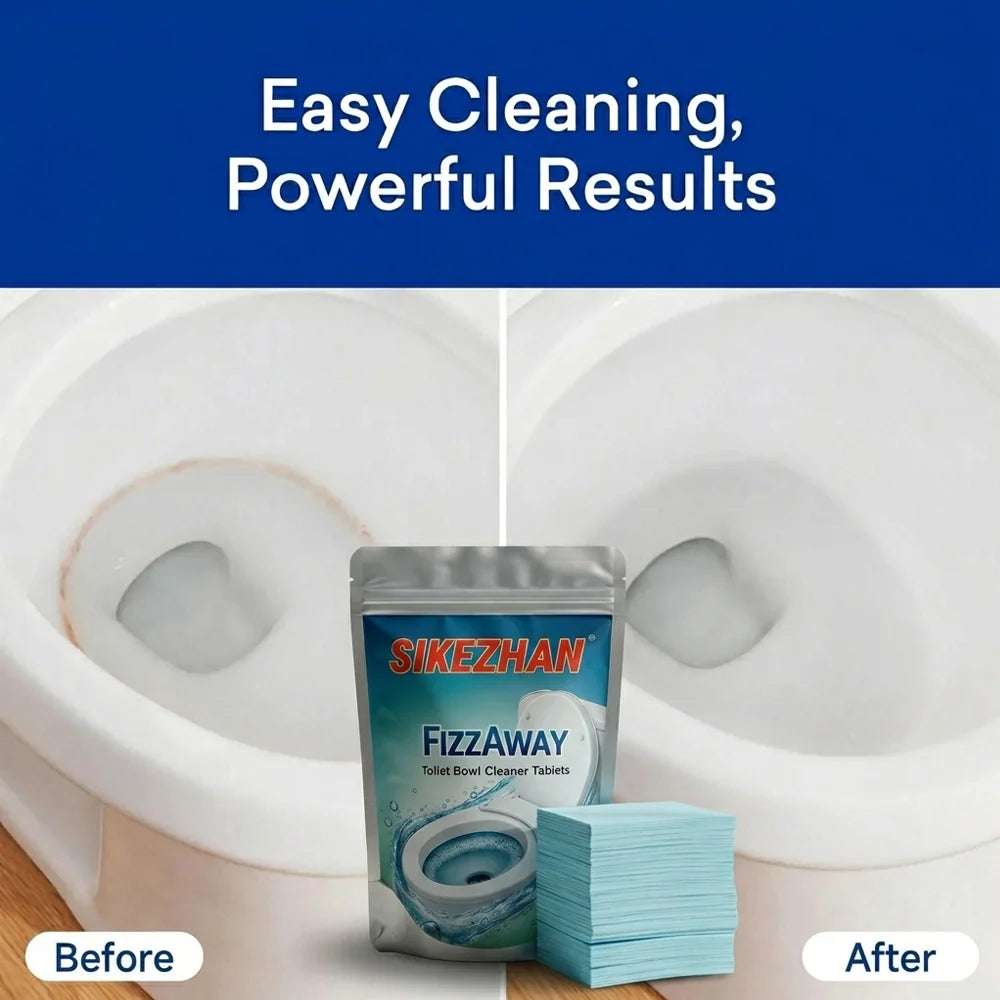30/60/120pcs Toilet Bowl Cleaner Tablets, Septic Safe Fizzing Deodorizer, Quick Dissolve Stain Remover, Deep Clean Tabs, Descale Oasis Select