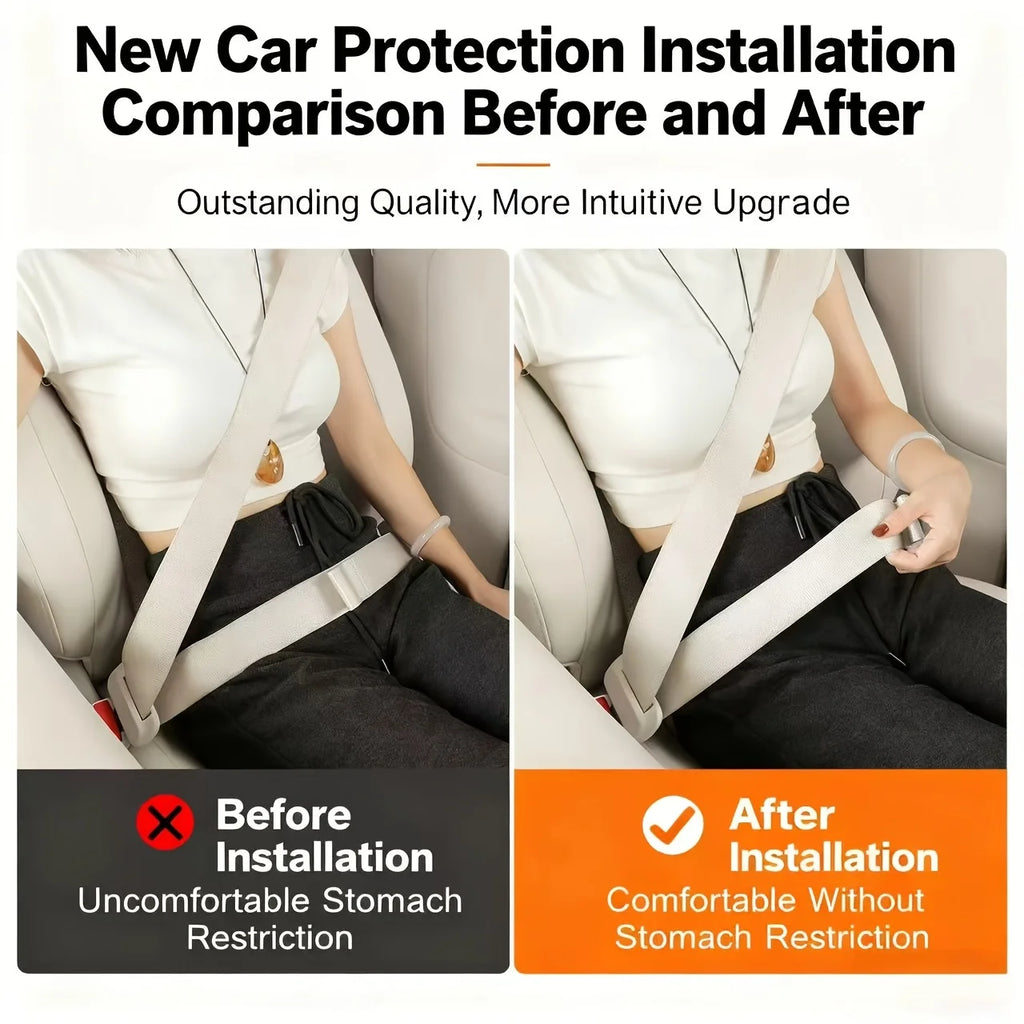 Adjustable Seat Belt Clip – Universal Slip-Resistant Buckle Clamp