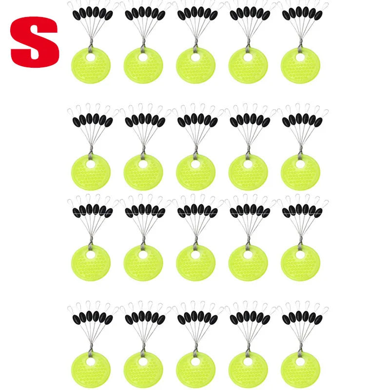 10-40Groups Space Beans Rubber Carp Fishing Equipment Black Rubber Oval Stopper Fishing Float Fishing Bobber Float Line Stops Oasis Select S-20 Groups