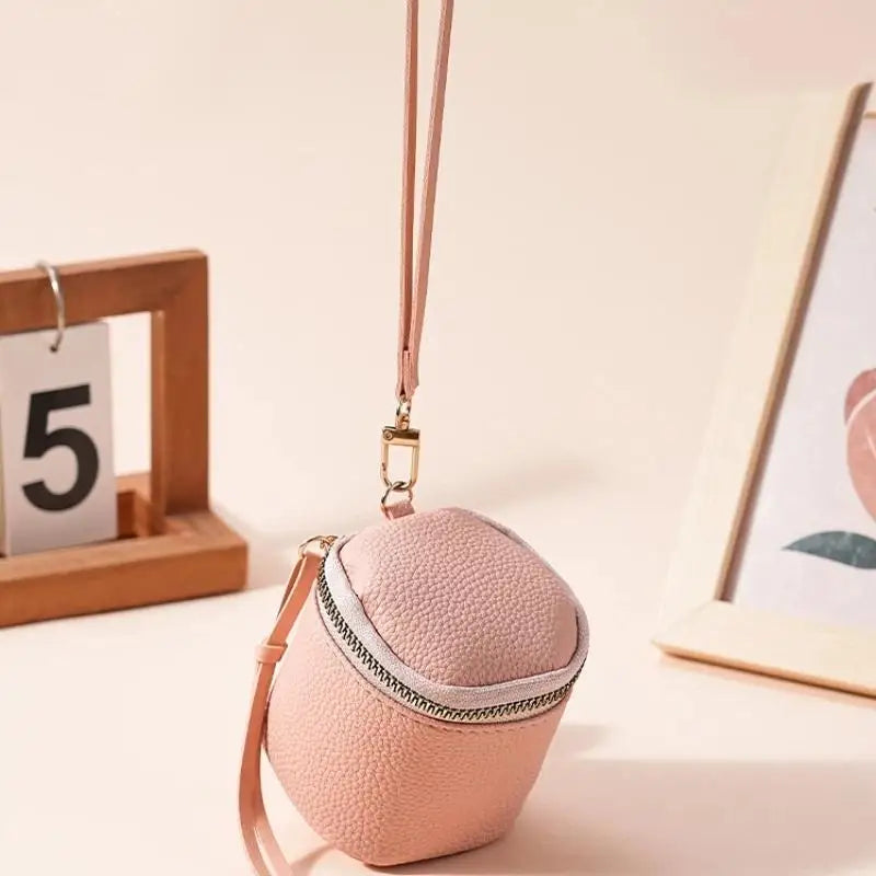 Vintage PU Leather Cosmetic Bag – Zipper Travel Makeup Pouch Cosmetic Travel Bag Oasis Select Pink