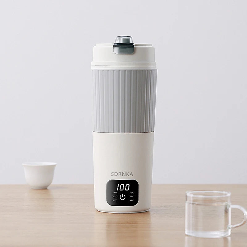 650ml Portable Electric Kettle Travel Boil Water Cup Thermo Pot Smart Teapot Temperature Adjustment Kettle With LED Display Oasis Select