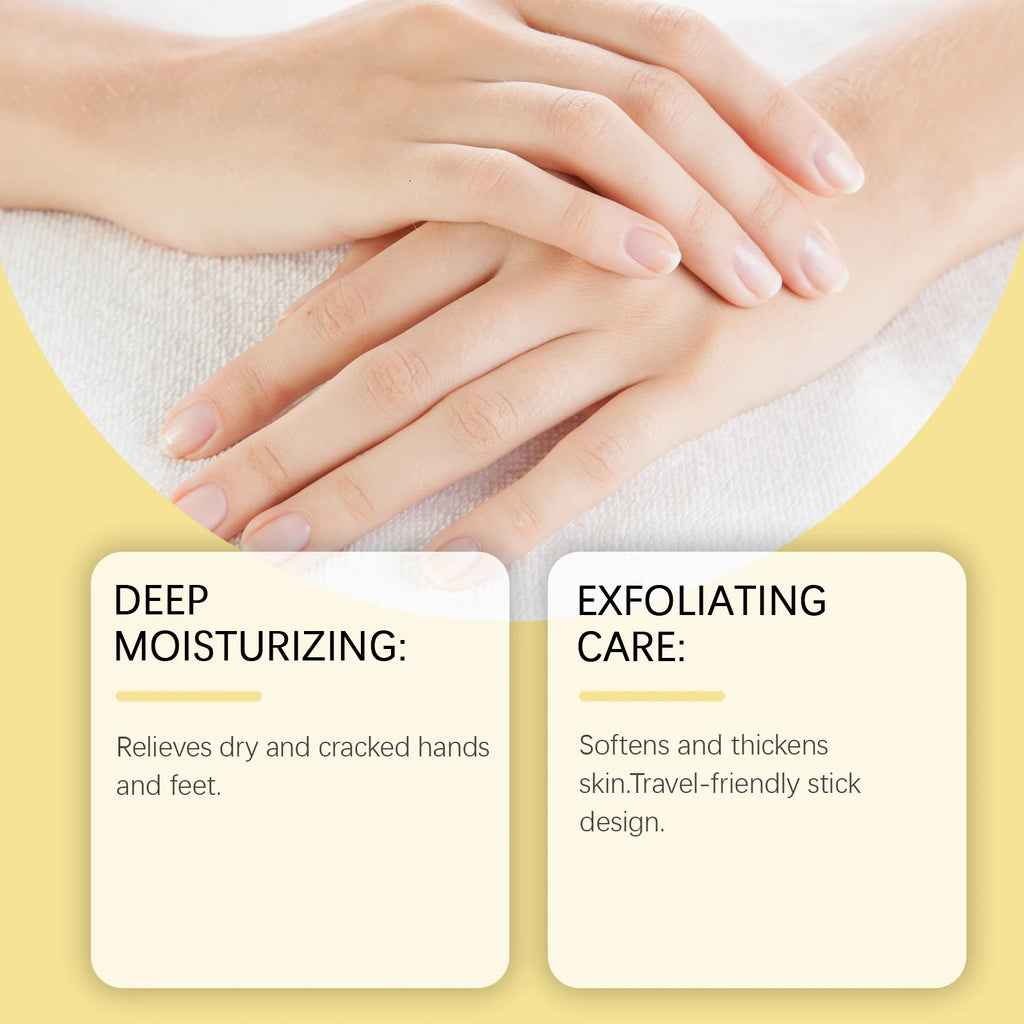 Hand Foot Moisturizing Stick Anti-Cracking Feet Exfoliating Removal Dead Skin Smooth Soft Skin Hand Feet Nourishing Care Balm Oasis Select