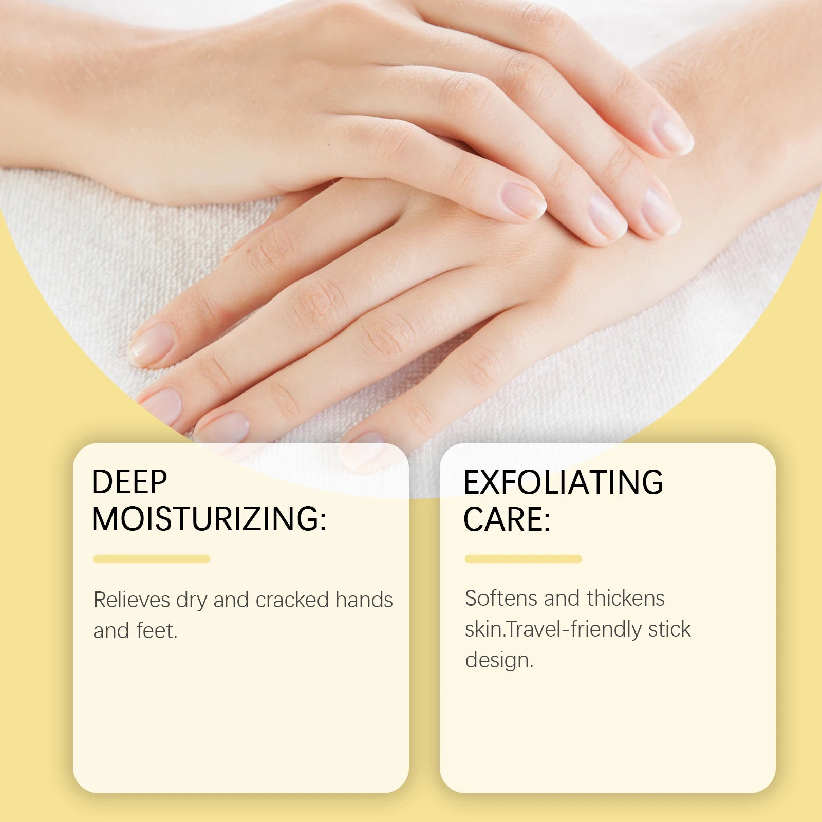 Hand Foot Moisturizing Stick Anti-Cracking Feet Exfoliating Removal Dead Skin Smooth Soft Skin Hand Feet Nourishing Care Balm Oasis Select