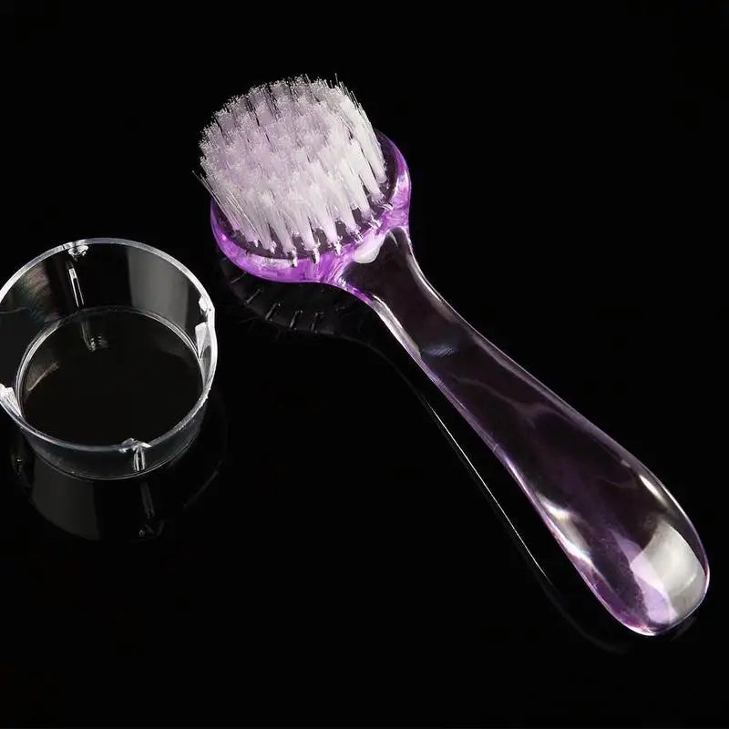 Soft Nail Dust Brush with Cover – Manicure & Toe Cleaning Nail Cleaning Brush Oasis Select