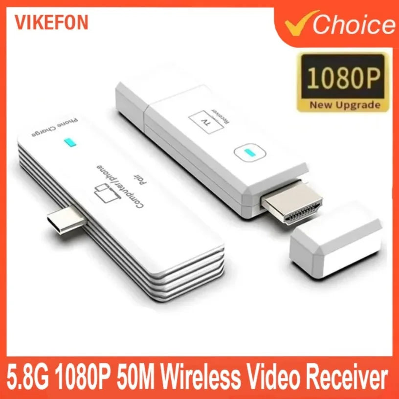60Hz HDMI-Compatible Wireless Video Audio 50M 1080P Transmitter Receiver Wireless Display Adapter From PC to Projector & Monitor Oasis Select