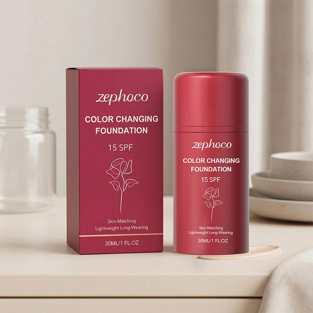 Zephoco Temperature-Changing Foundation – Hydrating & Sheer