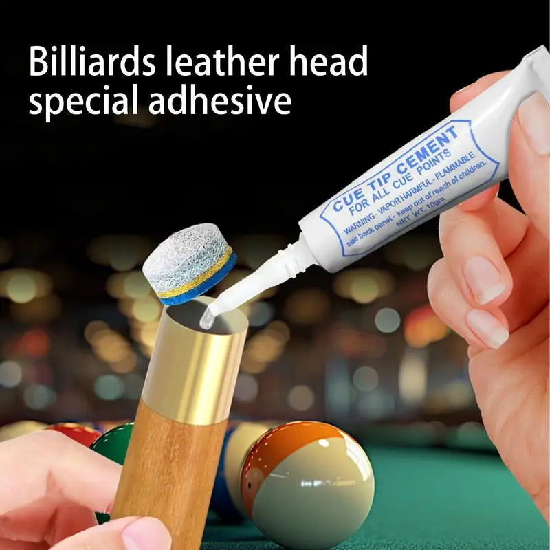 Billiard Cue Repair Pool Club Repair Tools Increase Friction Cue Tip Repair Tool Billiard Cue Tip Accessory Pool Cue Tips Glue Oasis Select