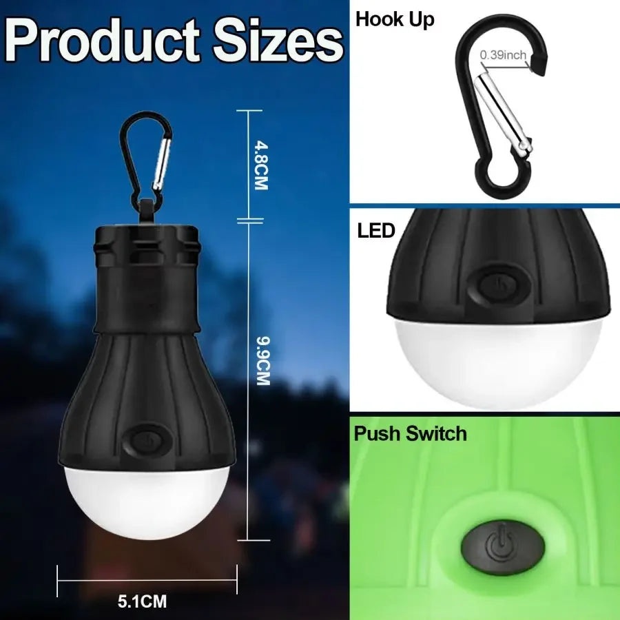 POCKETMAN LED Camping Lantern | 180 Lumen, 3 Modes, IPX4
