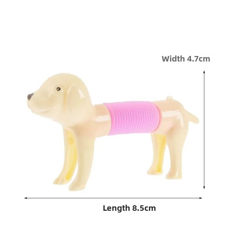 10pcs Fun and Creative Decompression Stretchable Dog Versatile Design Puppy Sausage Dog Stress Relief Toy Stretchable Oasis Select