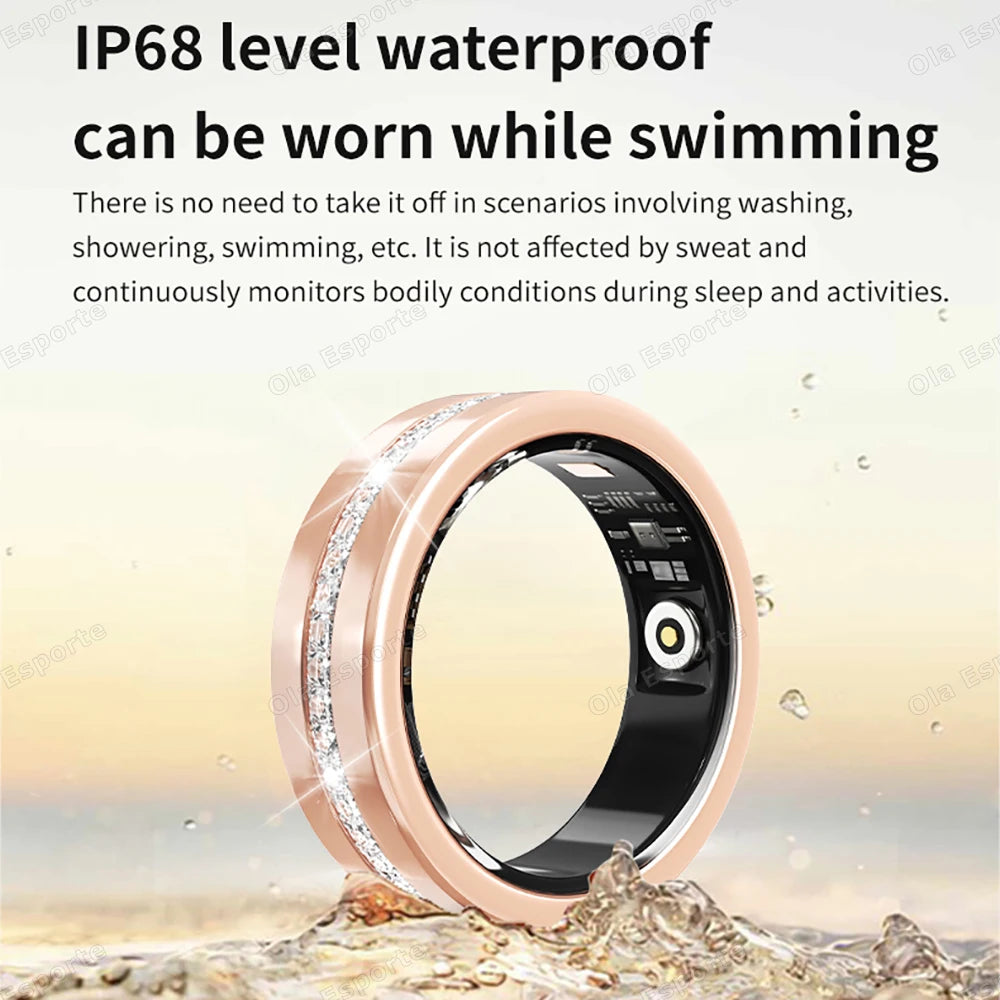 Smart Ring – Heart Rate, Sleep & Cycle Tracker | IP68