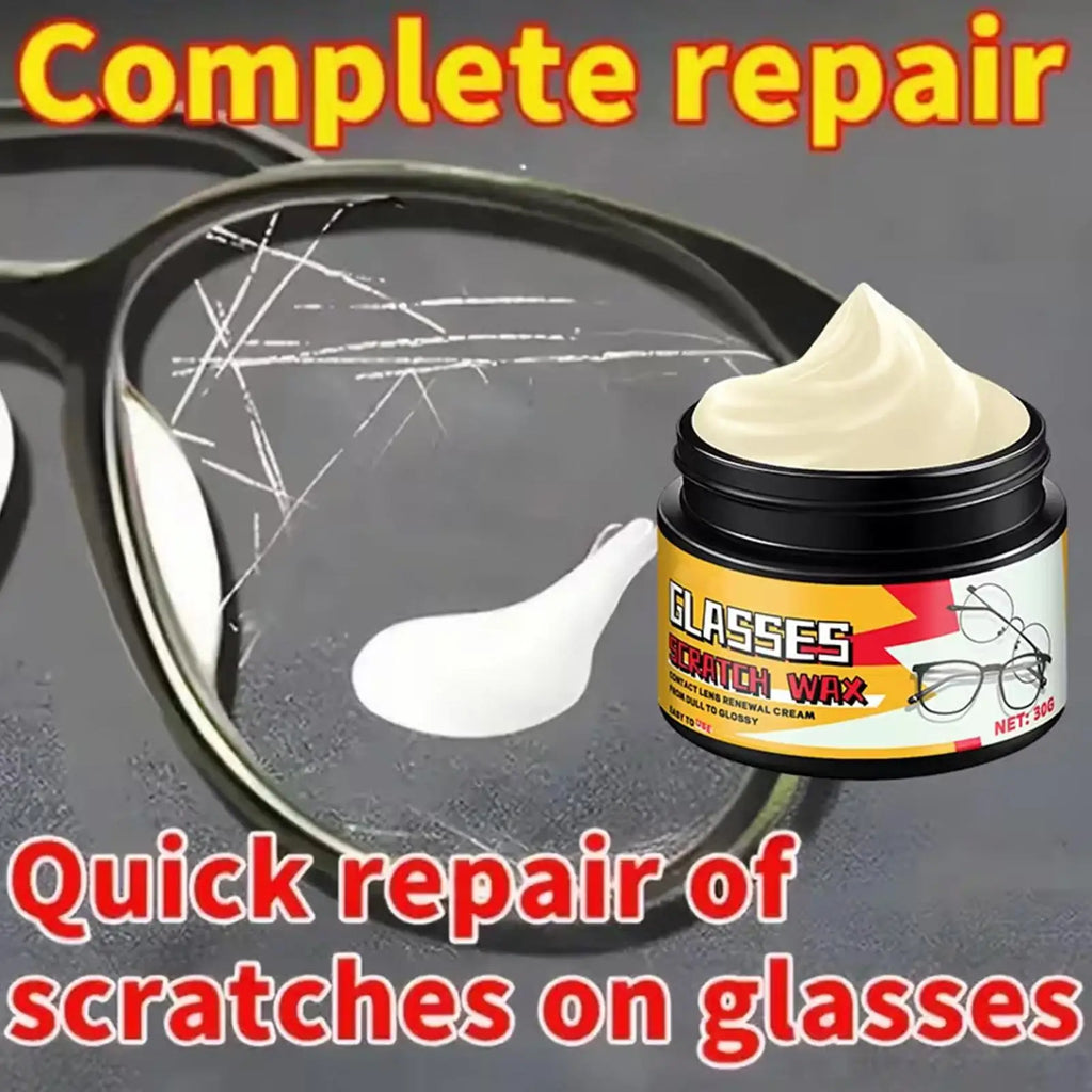 Glass Lens Scratch Repair Kit Eyeglass Lens Scratch Repair Cream Multi-Function Refinishing Agent Restores Scratch Remove Oasis Select