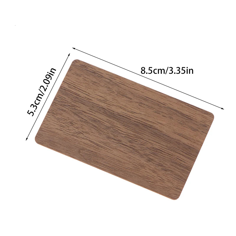 Wooden Blank NFC Card 13.56MHZ RFID Tag 504Bytes 215Ntag Chip Membership Contactless Social Recognition Lasercard Oasis Select