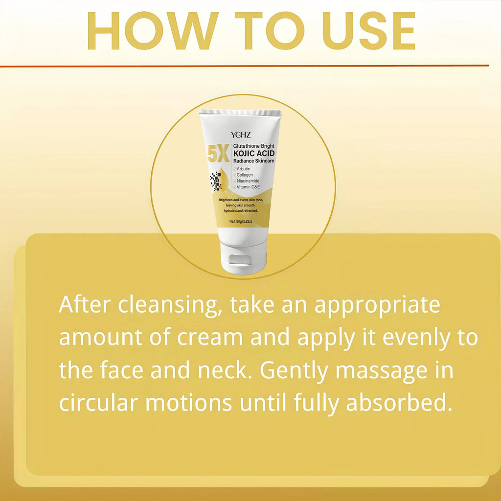 Kojic Acid & Glutathione Face Cream – Brightening & Moisturizing