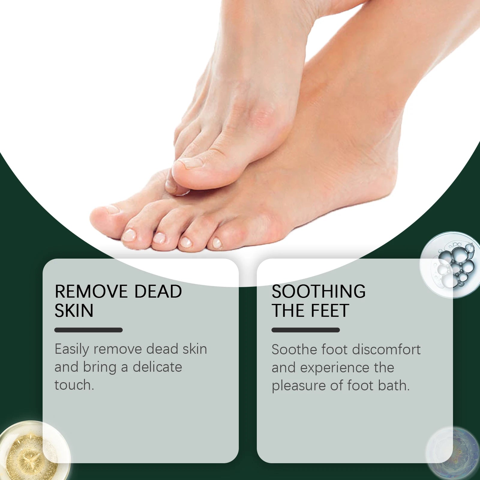 Exfoliating Tea Tree Foot Scrub Helps Remove Dead Skin Soften Rough Dry Feet Skin Cleansing Moisturizing Smooth Cracked Heels Oasis Select
