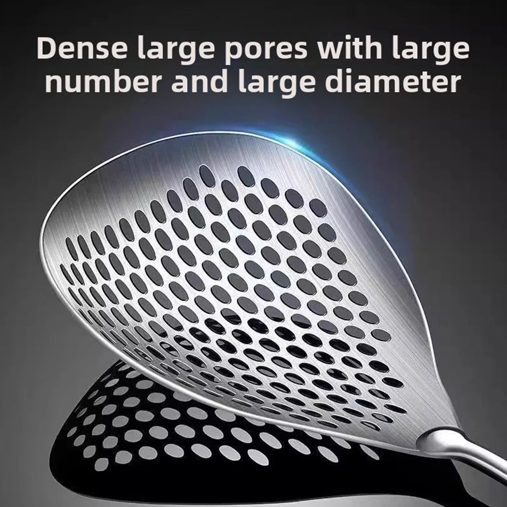 Large Stainless Steel Skimmer Strainer Spoon – 304 Grade