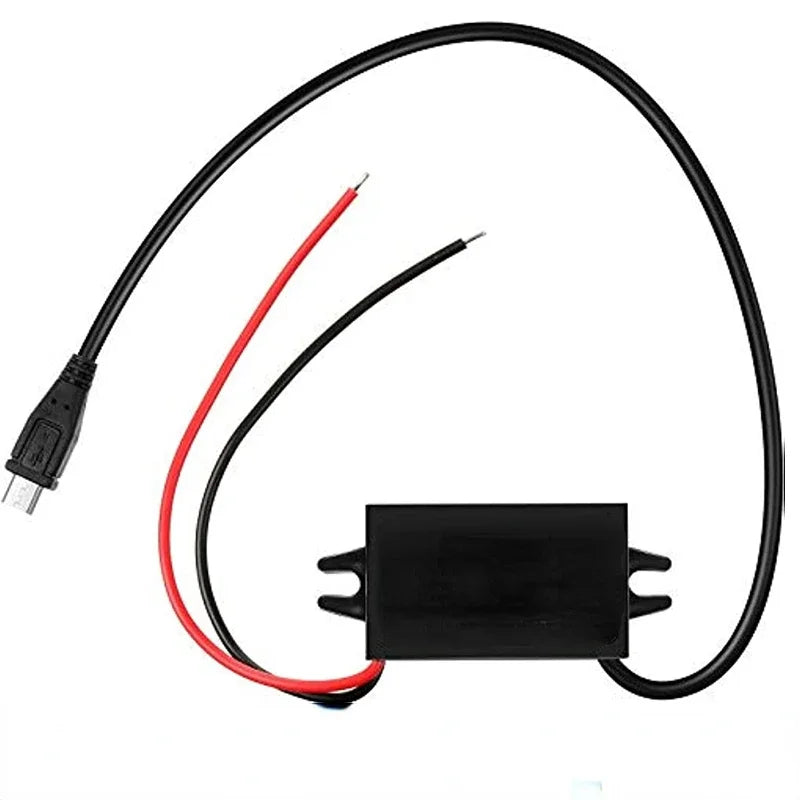 12 Volt Car Phone Charger Adapter 12 Volt to 5 Volt 12V 24V 36V 48V to 5V 3A DC Step Down Power Converter MICRO MIMI TYPE C Oasis Select