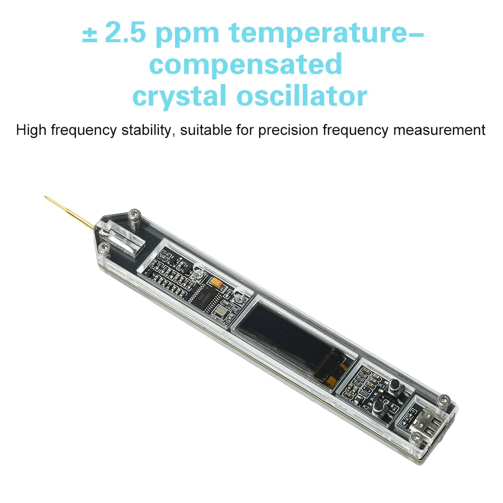 200Hz to 100MHz Pen-Style Frequency METER OLED Display High-Precision Frequency Counter FOR RF Measurement Ham radio transceiver Oasis Select