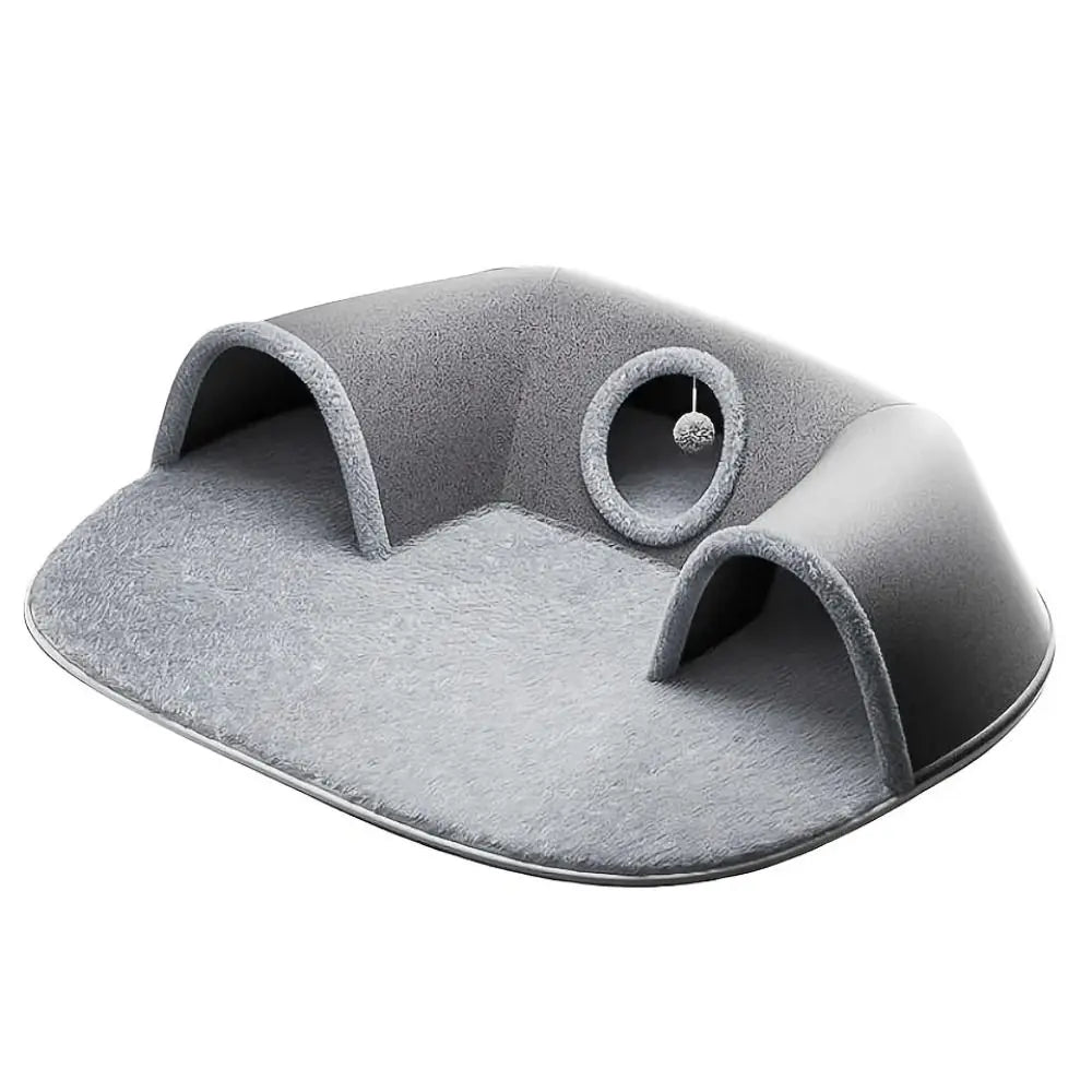 Warm Non-Slip Base Cat Tunnel Bed Removable Washable Anti Dirty Cat House U-shaped Cat Channel Pet Supplies Oasis Select