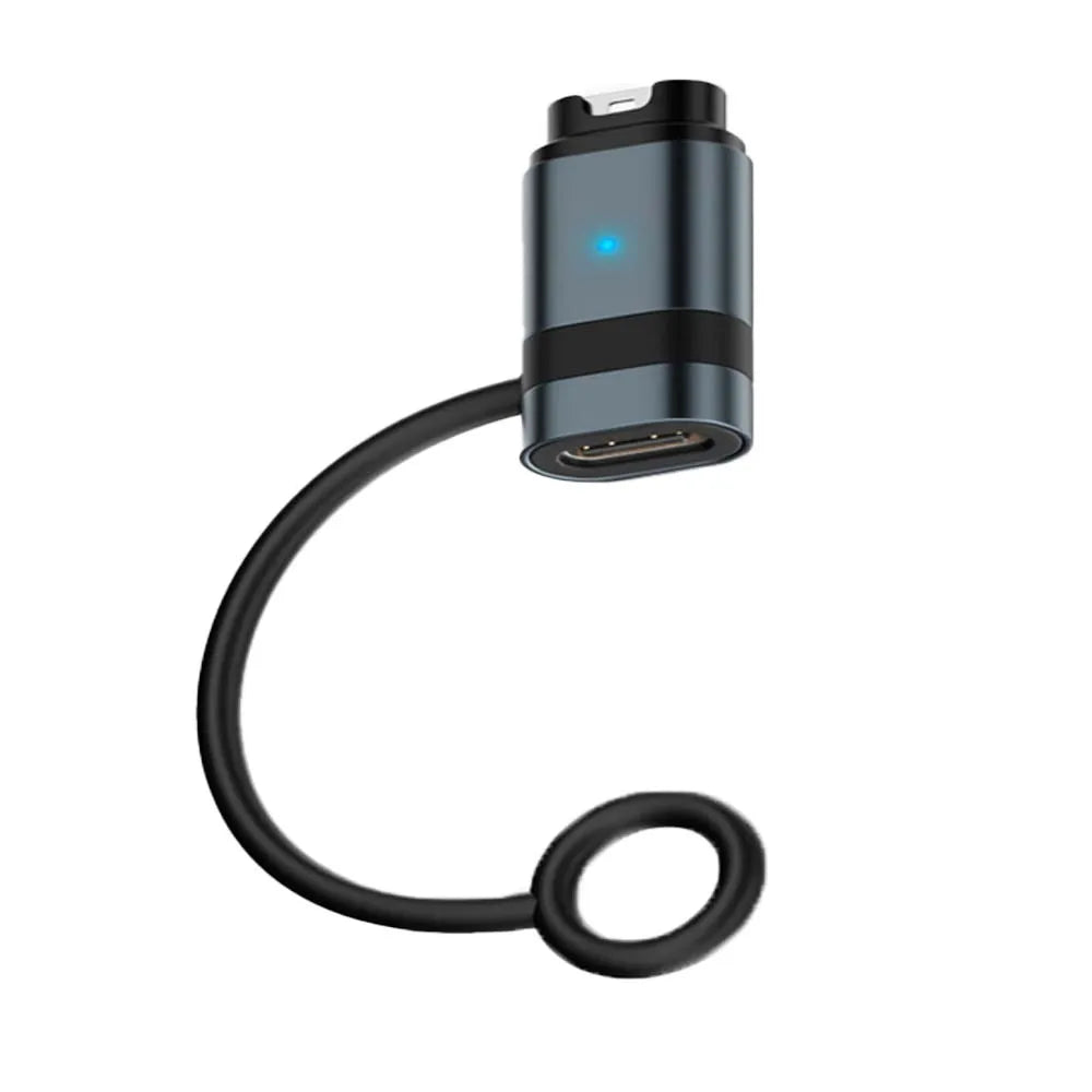 USB-C Adapter for Garmin Fenix 8 7 6, Tactix, Lily 2 Charger Smartwatch Charging Adapter Oasis Select Blue Grey