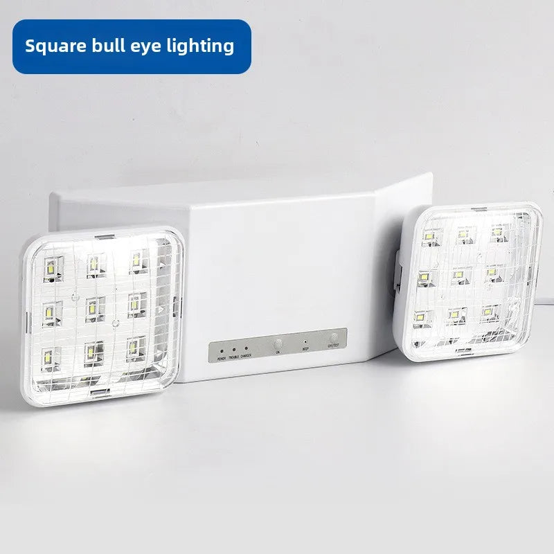 SHINEKNOT Double-Head LED Emergency Exit Light | 180 Min Backup