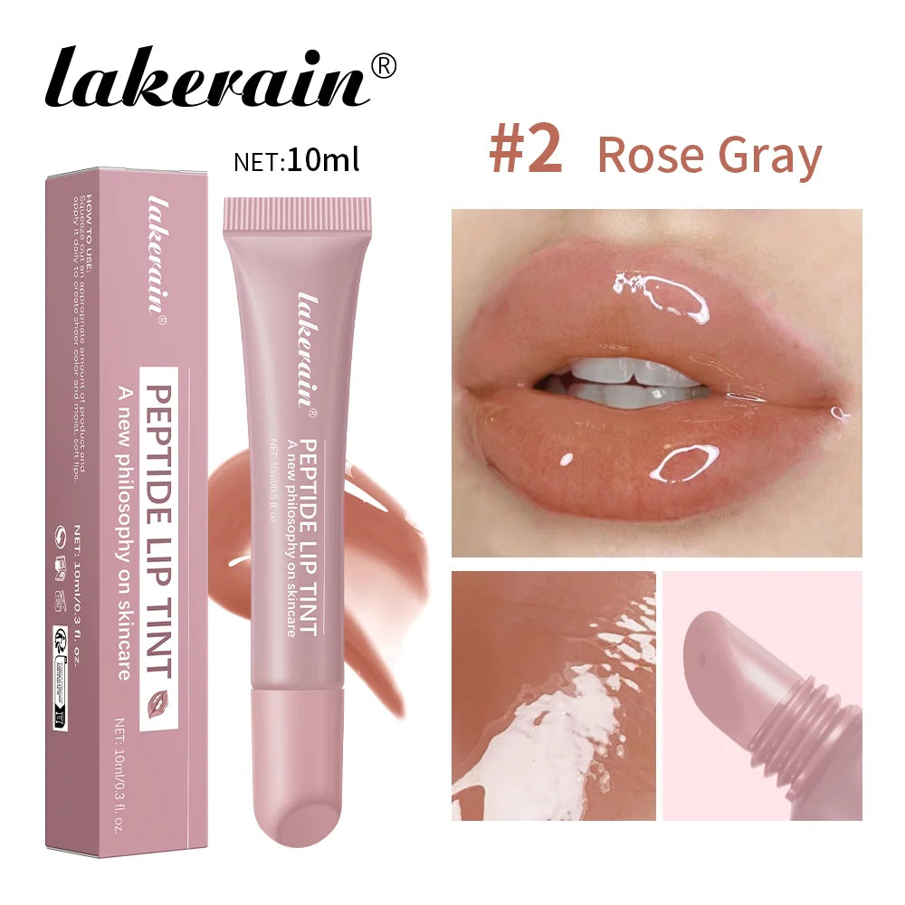 Peptide Tinted Mirror Finish Moisturizing Lipstick Long-Lasting Color-Enhancing Lip Gloss Remove Line Lip Protection Serum Oasis Select 02