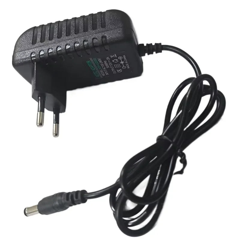 2pcs Power Adapter AC 100-240V Input DCOutput Supply Charger EU/US 12VUniversal Adapter Converter Plug forCamera DVR LED Robot L Oasis Select