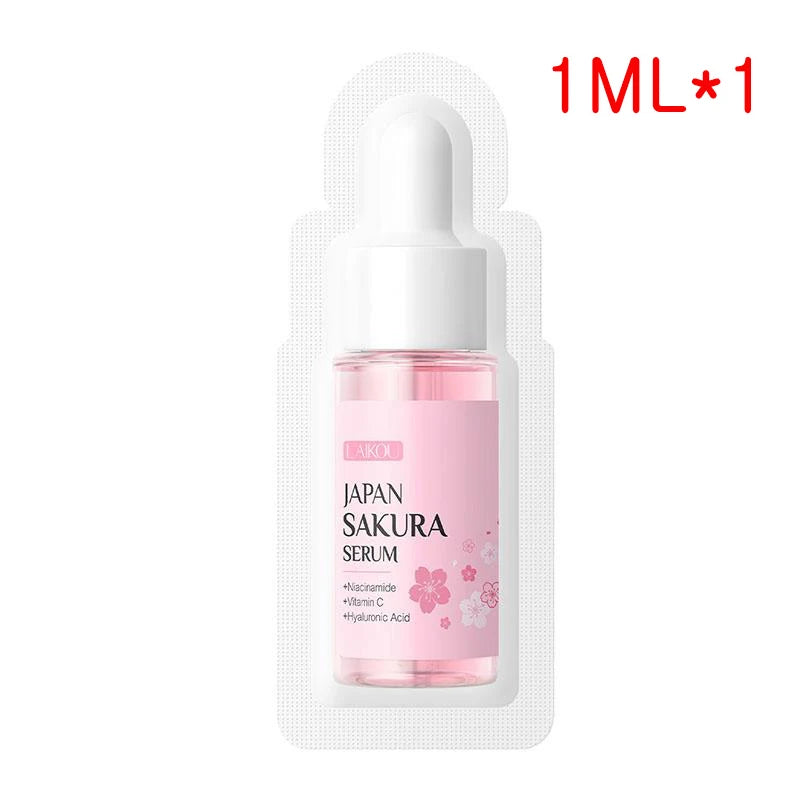 5/10pcs Moisturizing face Serum Nourishing Rejuvenation Skin Serum Shrink Pore Smoothing Face Skin care Travel size 1ml Oasis Select 1pc