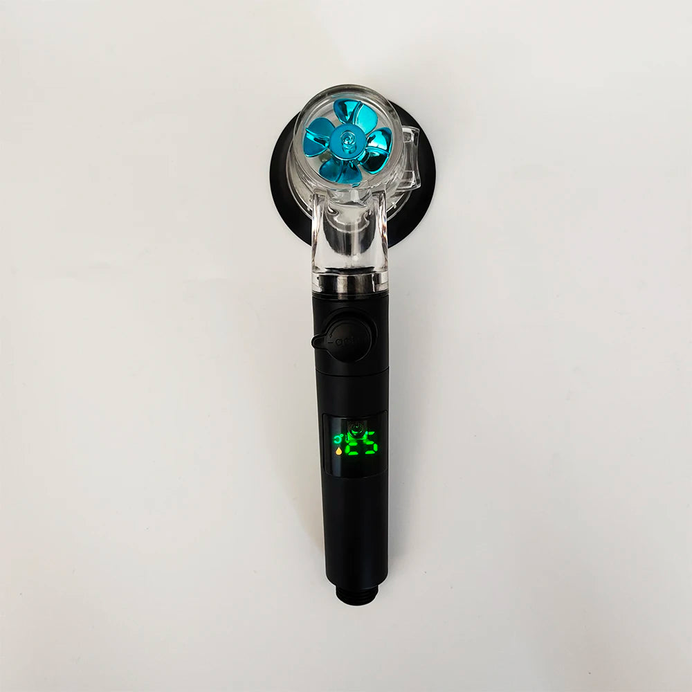 New 3 Modes Shower Head High Pressure Showerhead Portable Filter Rainfall Faucet Tap Bathroom Bath Home Innovative Accessories Oasis Select Black