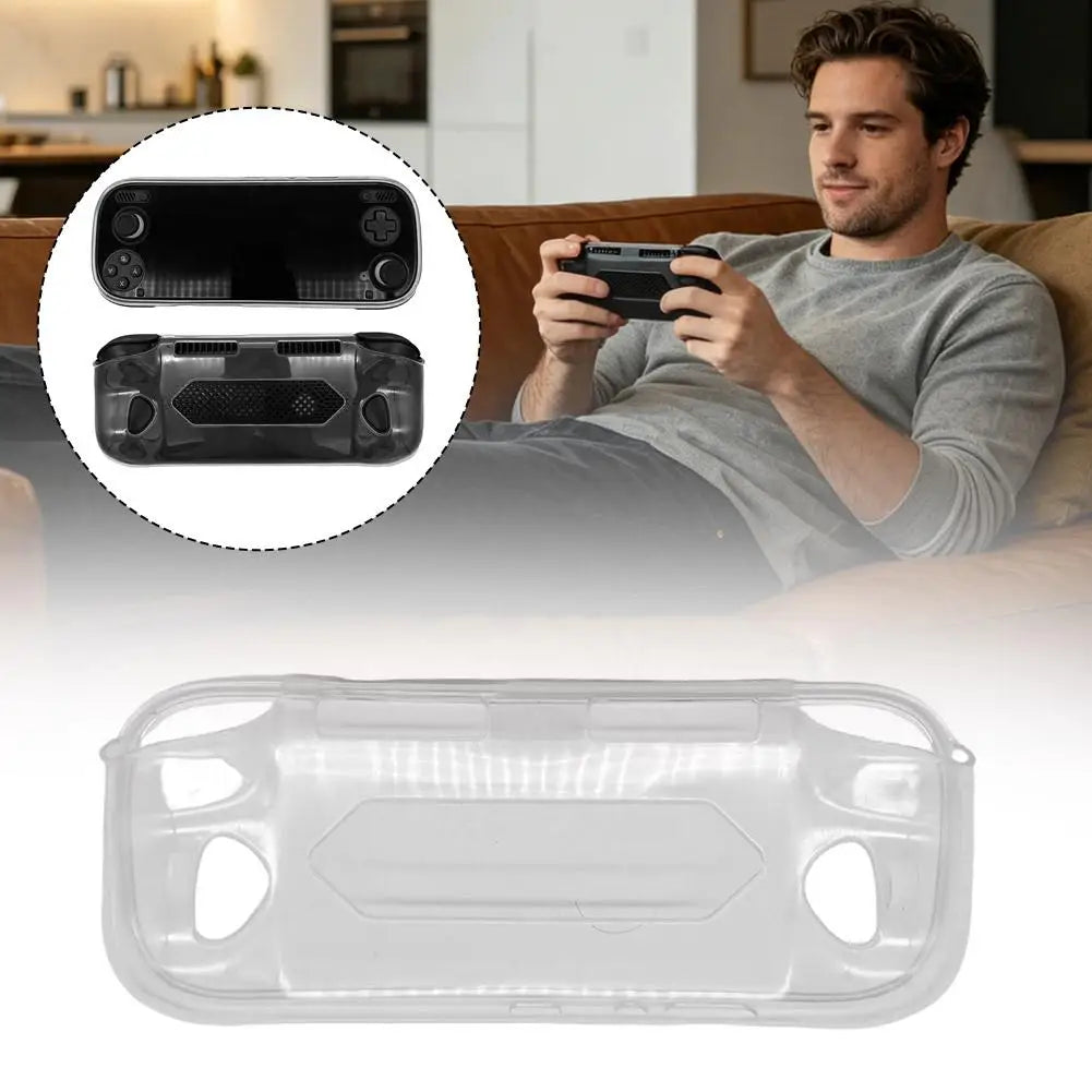 Clear TPU Protective Case For AYN Odin 3 Game Console Transparent Anti-Drop Soft Shell Shockproof Full Protection Cover Oasis Select
