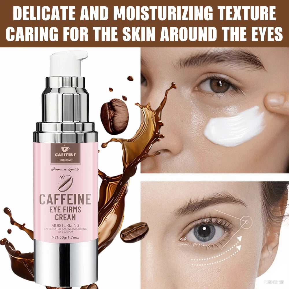 HISENRAIN Caffeine Under Eye Cream – Firm, Lift & Brighten 50g Eye Cream Oasis Select