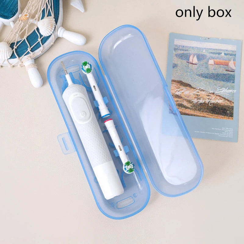 Universal Electric Toothbrush Case Toothbrush Storage Box Organizer Portable Travel Outdoor Electric Toothbrush Protective Cover Oasis Select Blue